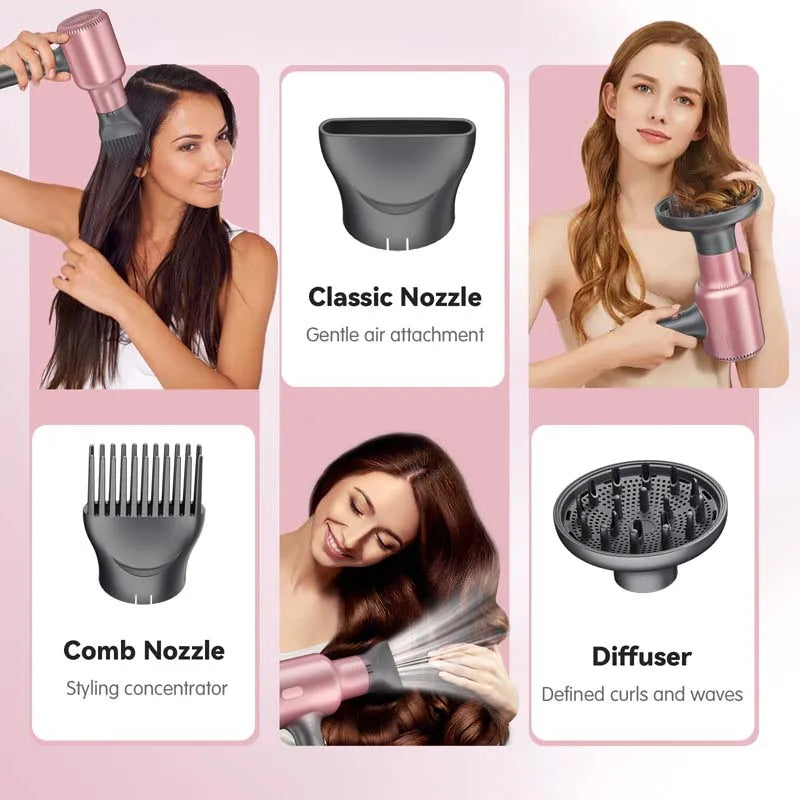 Custom Professional 1875W BlowDryer Strong Power Quick Drying Salon DC Motor Hair Dryer With Detachable Cover